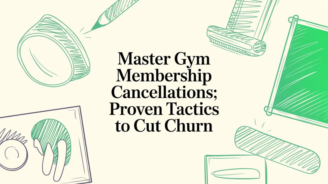 Master gym membership cancellations: Proven tactics to cut churn