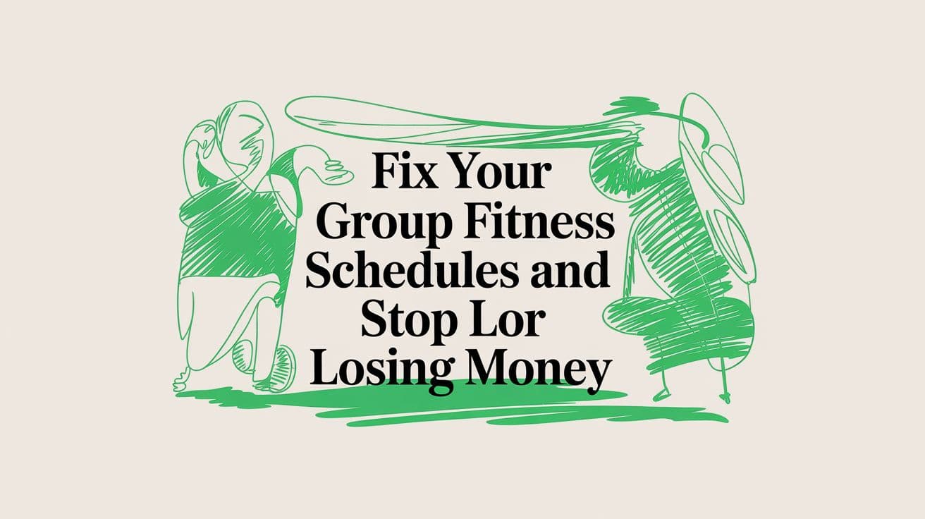 Fix Your Group Fitness Schedules and Stop Bleeding Money